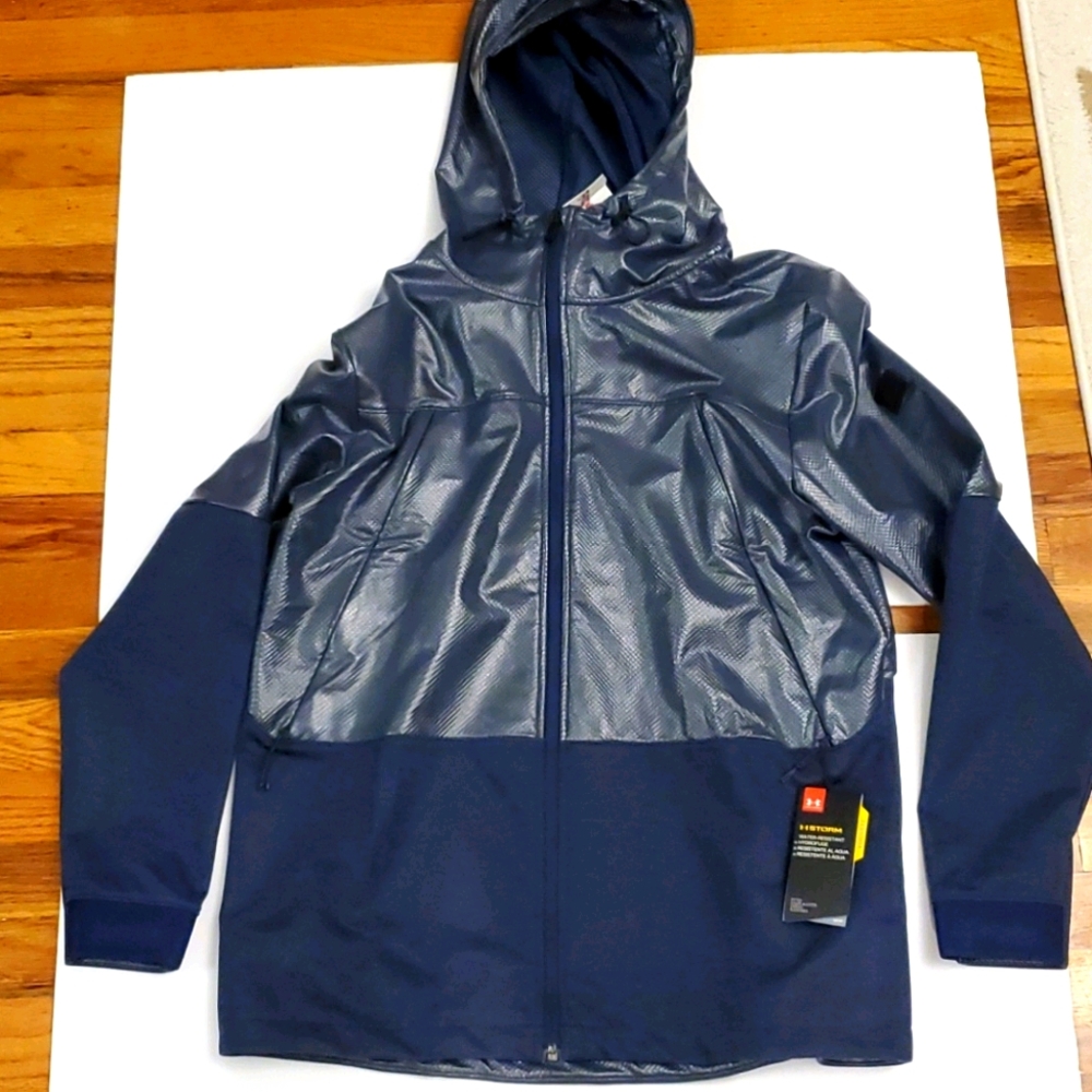 Under Armour UA Hybrid Windbreaker Jacket Navy Men